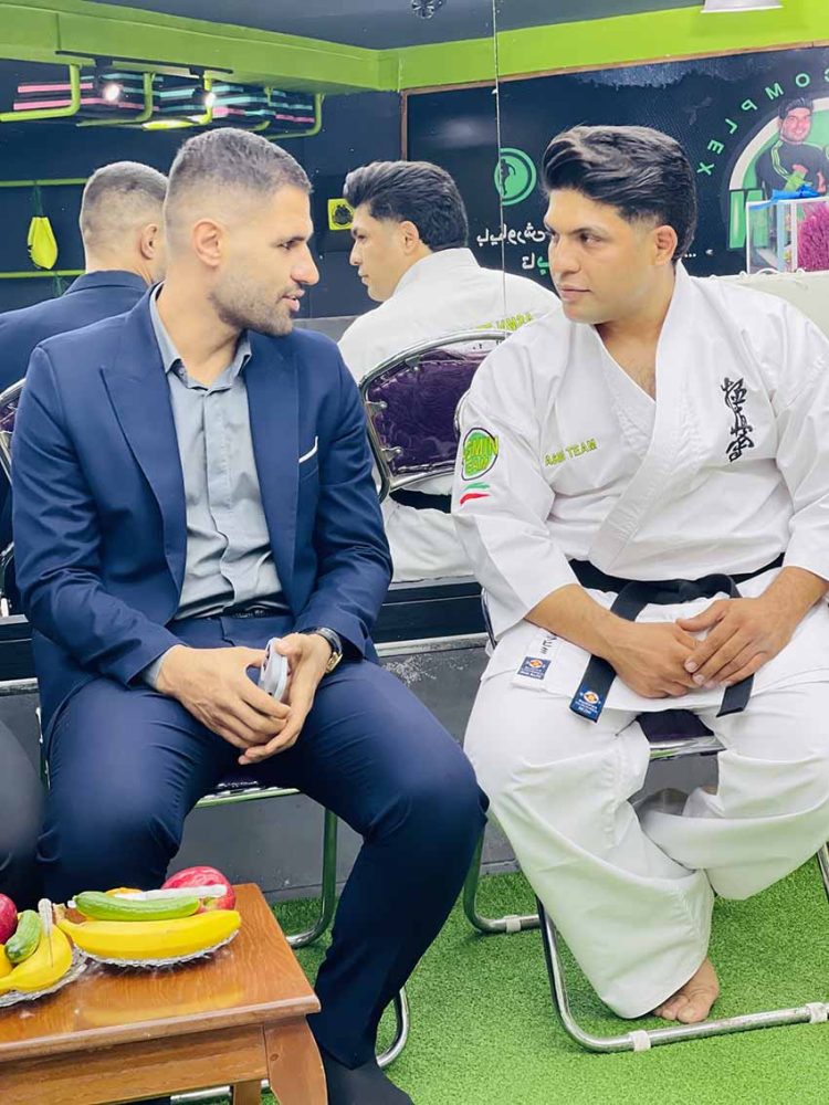 ارتقای تاریخی شیهان حسین ابراهیمی و شیهان یاسمن مصطفی‌لو در مراسم باشکوه مجموعه ورزشی آسمین