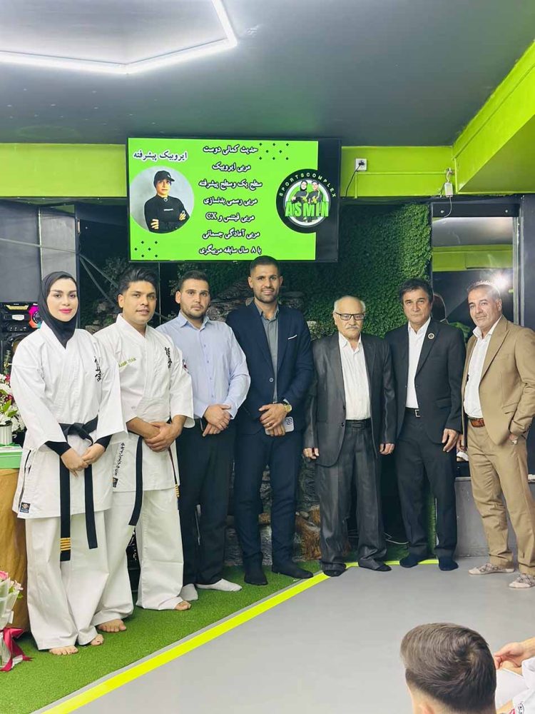 ارتقای تاریخی شیهان حسین ابراهیمی و شیهان یاسمن مصطفی‌لو در مراسم باشکوه مجموعه ورزشی آسمین